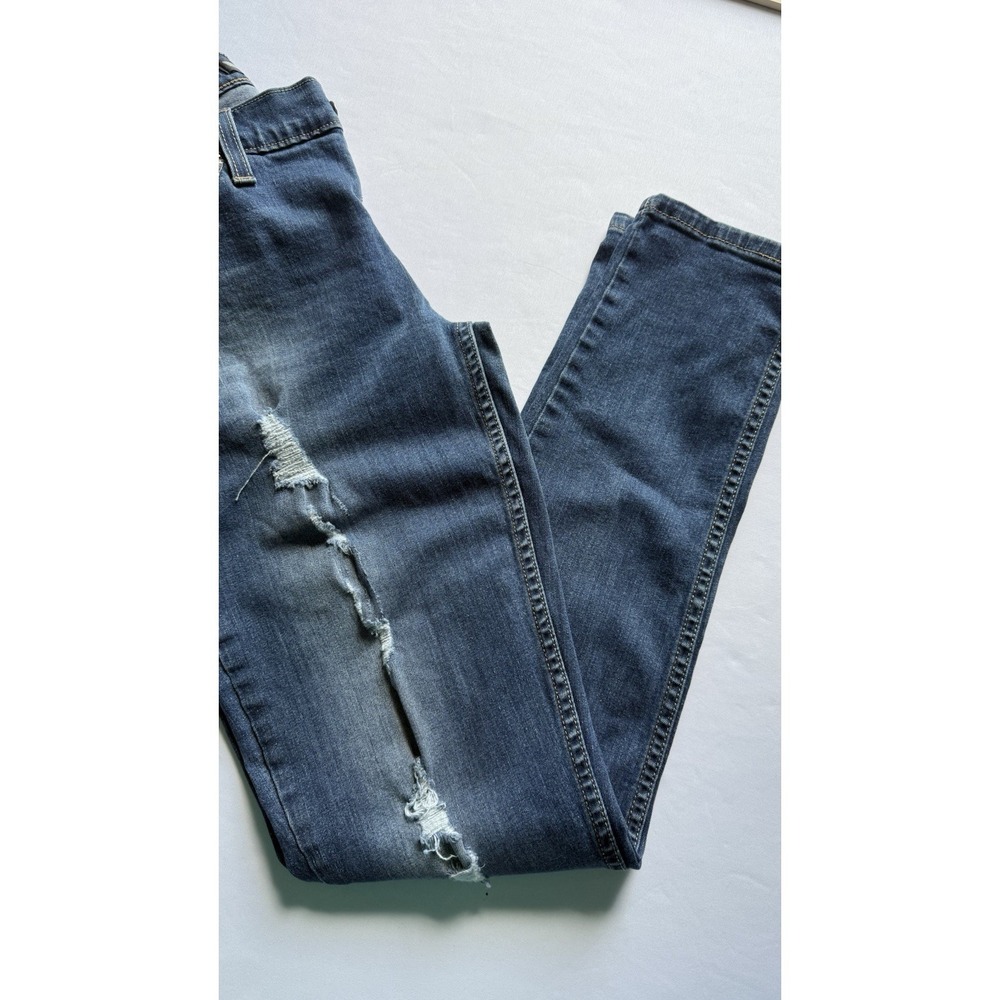 Levi's 524 Too Superlow Women's Jeans Size 11M Blue Skinny Denim Gently Used W30 - Picture 7 of 7